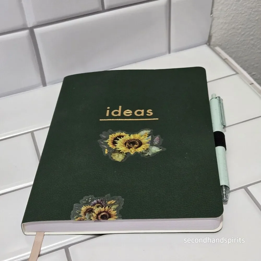 Cottagecore Embellished Ideas Journal Notebook Diary pen And BUTTERFLY diecuts